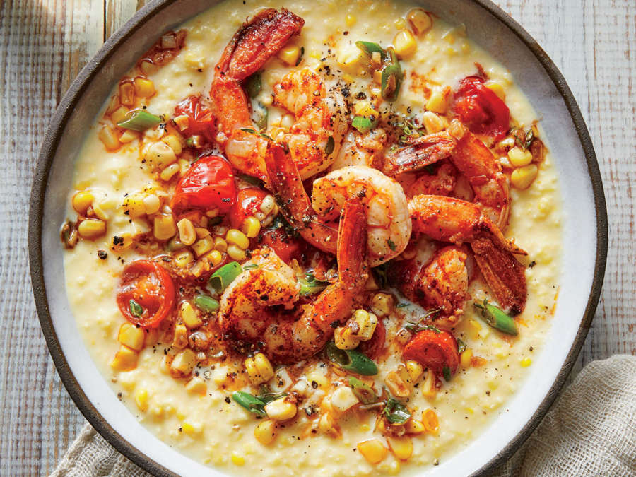 Creole Shrimp And Creamed Corn