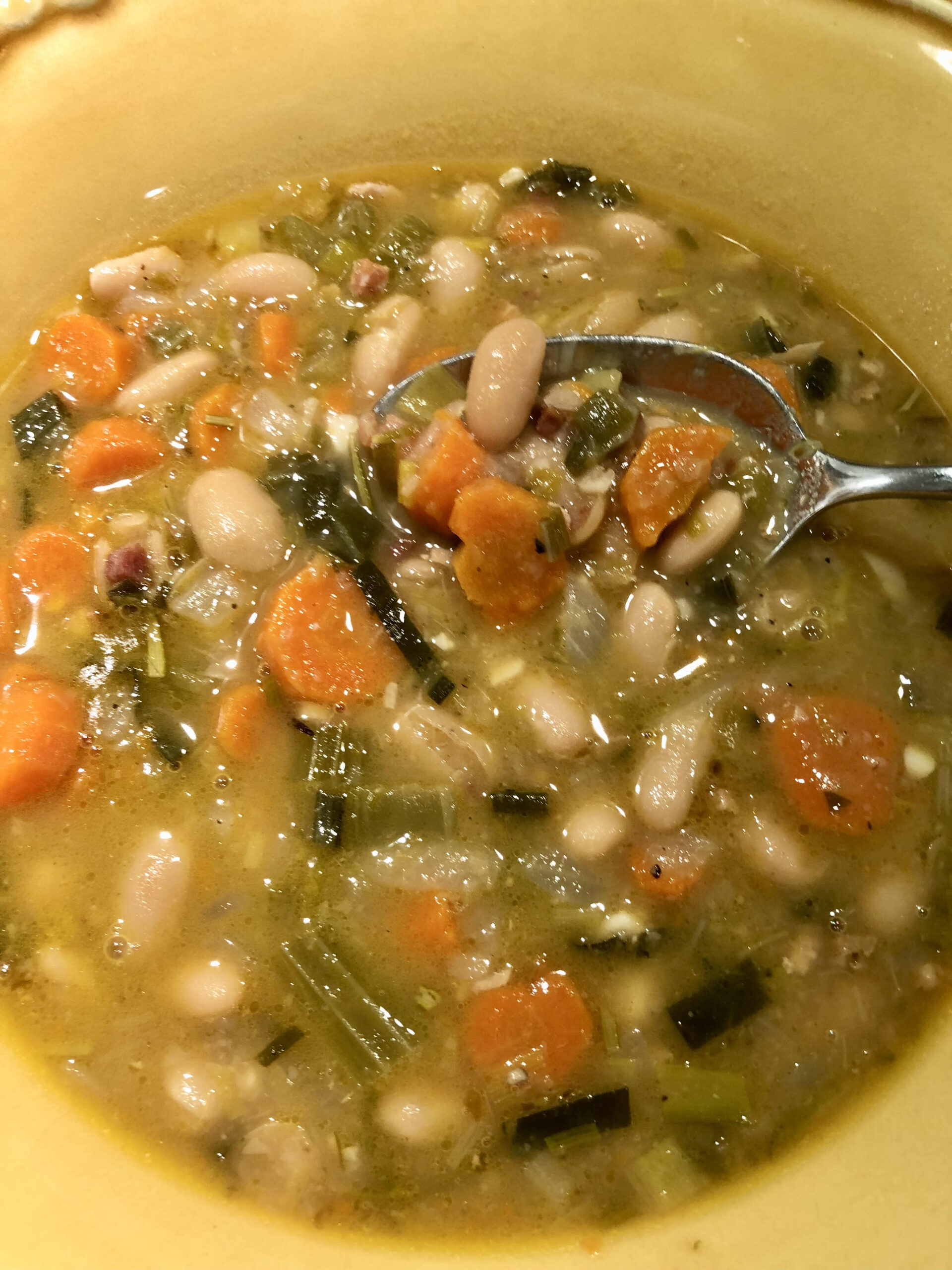 Ina’s Tuscan White Bean Soup